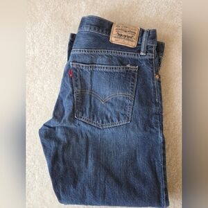 Levi's 505 Boys Husky Denim Straight Jeans W34xL28 Size 16